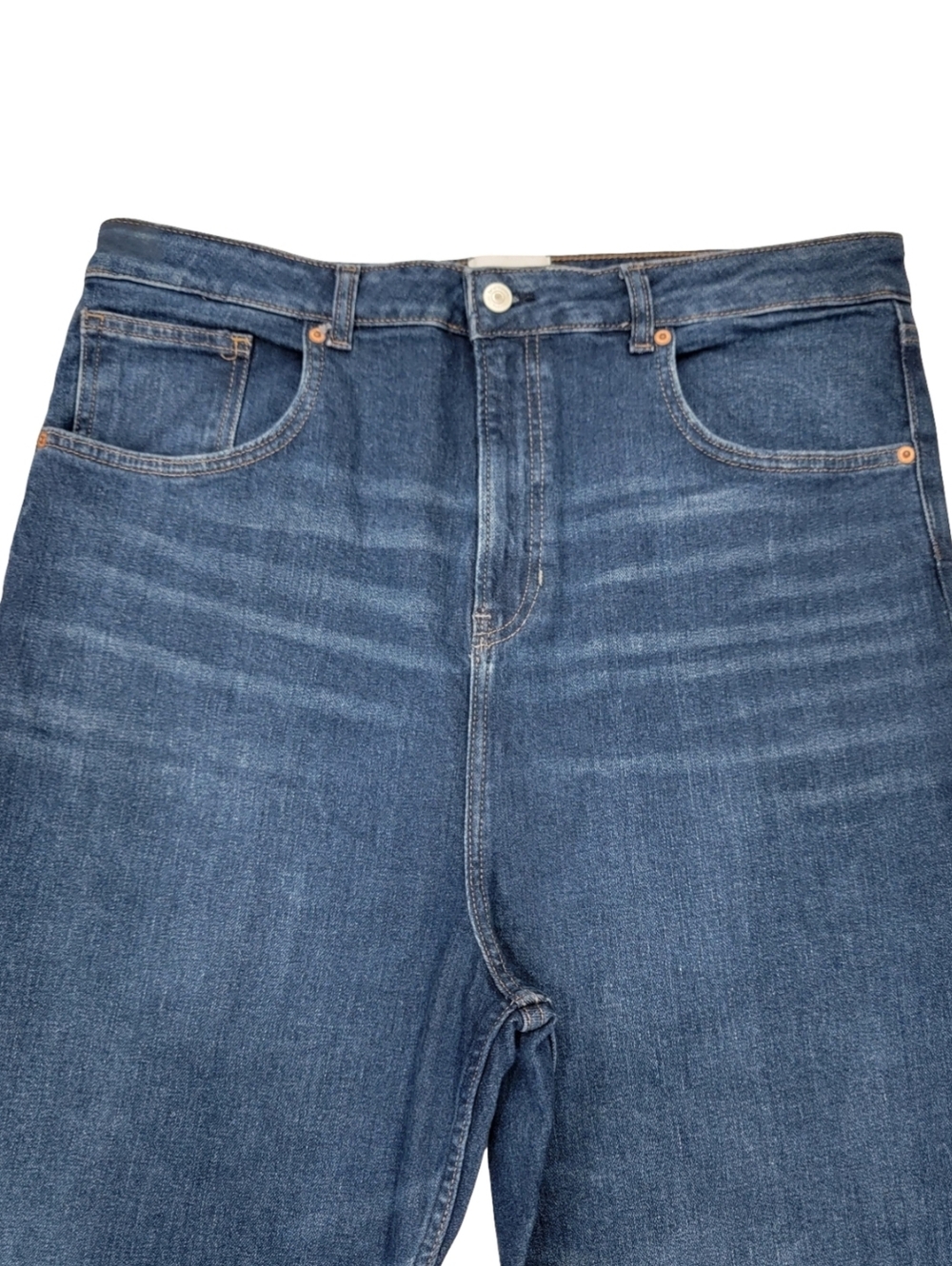 Reformation Ezra Super Stretch High Rise Straight Jeans Retro Women’s Size 34 - Picture 9 of 17